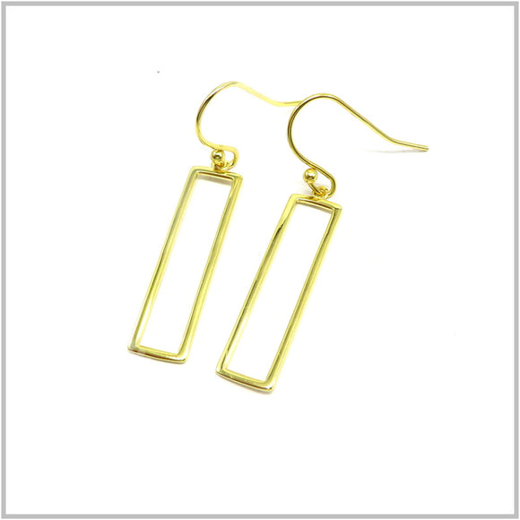 PS12.32 Gold Plated Sterling Silver Hook Earrings