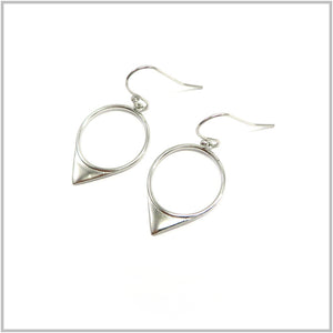 PS12.43 Sterling Silver Hook Earrings