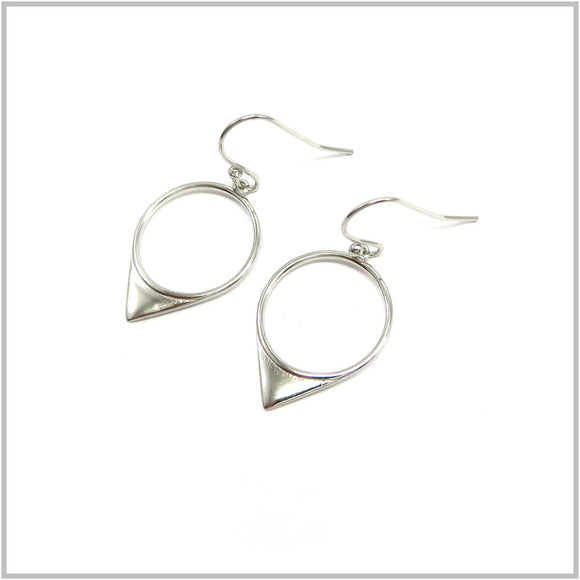 PS12.43 Sterling Silver Hook Earrings