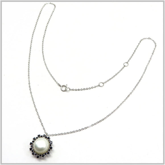 PS12.86 Freshwater Pearl Sterling Silver Necklace