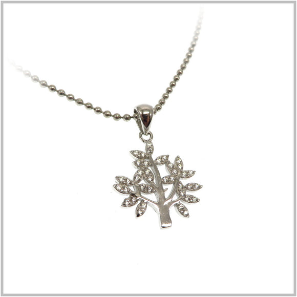 TY2.76 Sterling Silver Tree Pendant