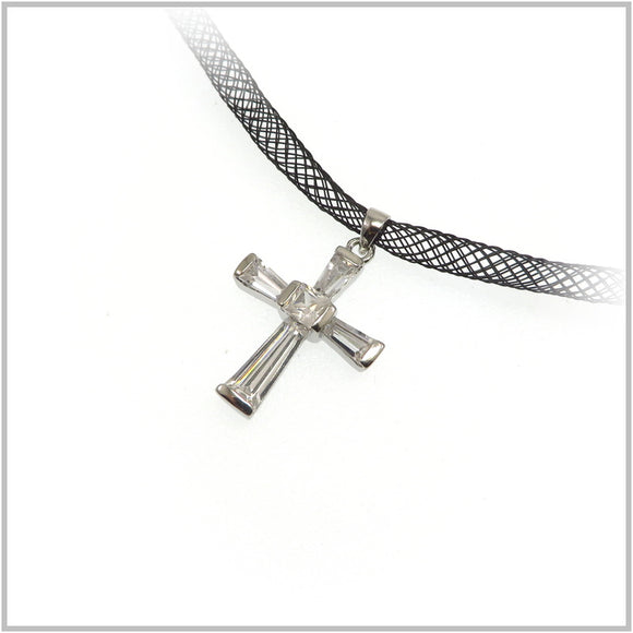 TY3.34 Sterling Silver Cross Pendant